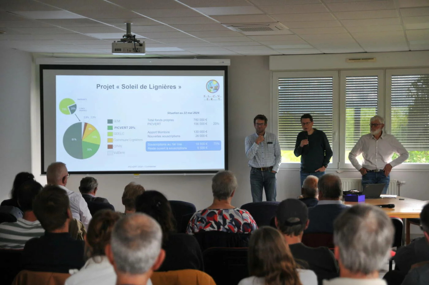 Réunion publique, organisée par Énergies Vendômoises